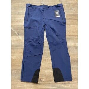 Outdoor Research Cirque II Mens XXL Blue SoftShell Hiking Snow Cargo Pants